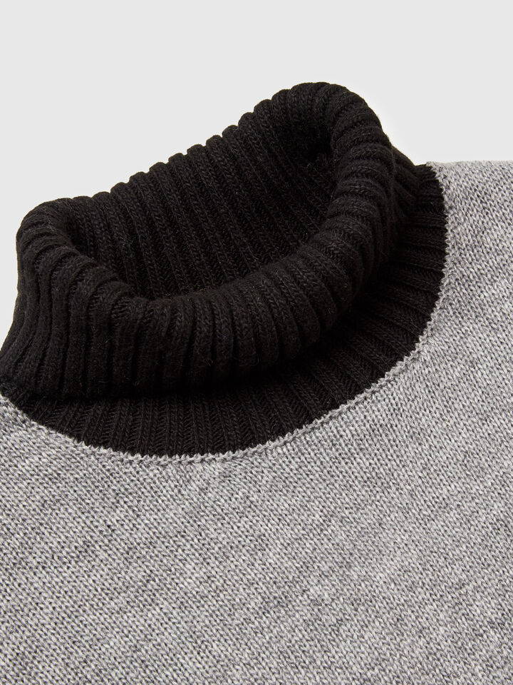TURTLE NECK SWEATER Women image number 7